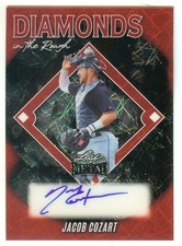 2025 Leaf Metal Jacob Cozart Red Refractor Prizm Autograph #'d 2/3 Card #DR-JC1