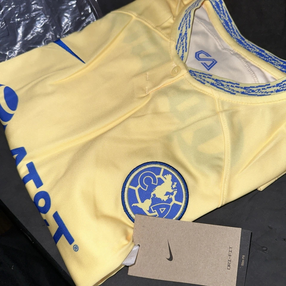 Nike Club America LARGE 22/23 DRI-FIT Home Soccer Jersey DJ7767-707 Women’s - Image 4 of 4