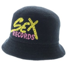 Chrome Hearts Matty Boy Ppo Sex Records Cashmere Bucket Hat Black Charm P0080704
