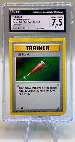 Full Heal (1st Edition) graded CGC 7.5 for sale on eBay