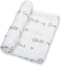 100 Organic Cotton Muslin Swaddle Blanket 47x47in Soft Breathable