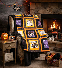 Halloween Patchwork Quilt