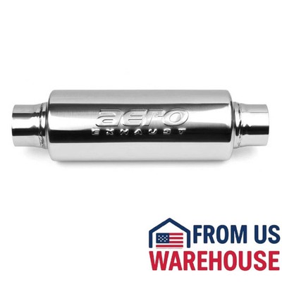 AERO Exhaust - AR225 Stainless Steel Resonator - 2.25'' Center In / 2.25'' Center