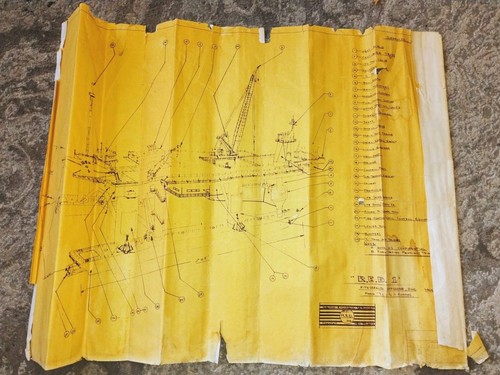 Original MSV Tharos Blueprint And Photo Book & News Articles Designed By Red...