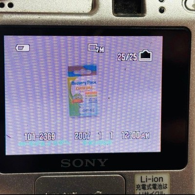 Sony Cyber-shot DSC-W35 7.2MP Digital Camera - Silver for sale