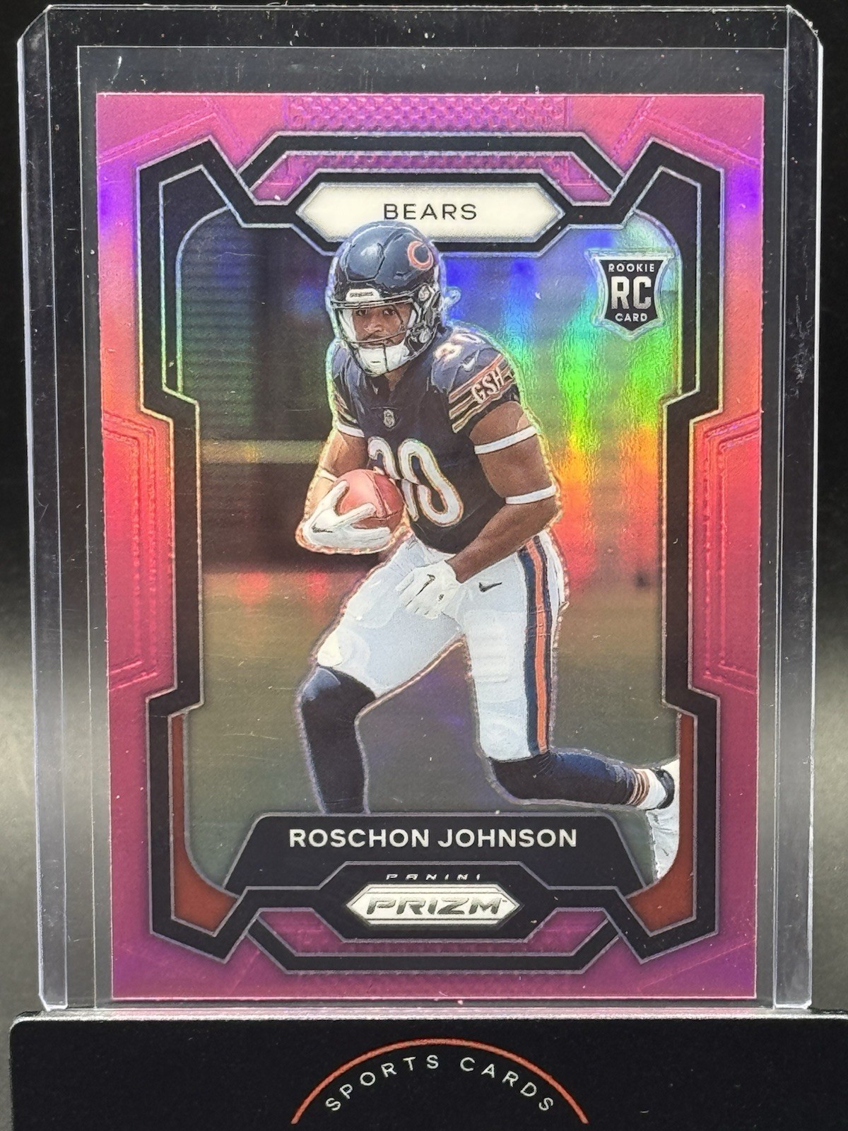 2023 Panini Prizm Pink Prizm #314 Roschon Johnson Chicago Bears RC