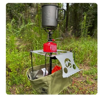 Ruck and River Portable Collapsible Camping Table with Bag