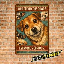 Dachshund Dog Are You Pooping Metal Sign Funny Bathroom Restroom Decor