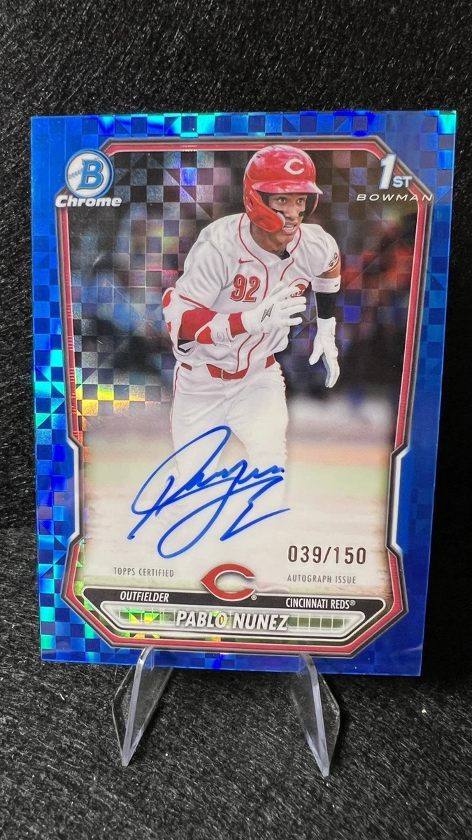 Bowman Cincinnati Reds Baseball Autographed Sports Trading Cards