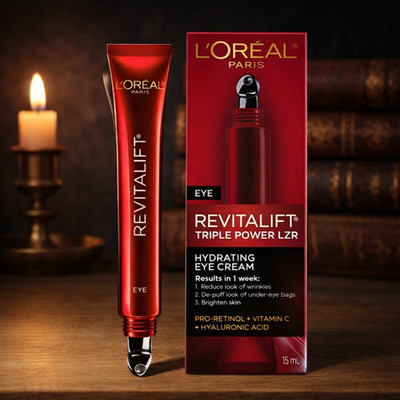 L'oreal Paris Revitalift Triple Power Anti-Aging Eye Cream .5 oz Retinol Vit C