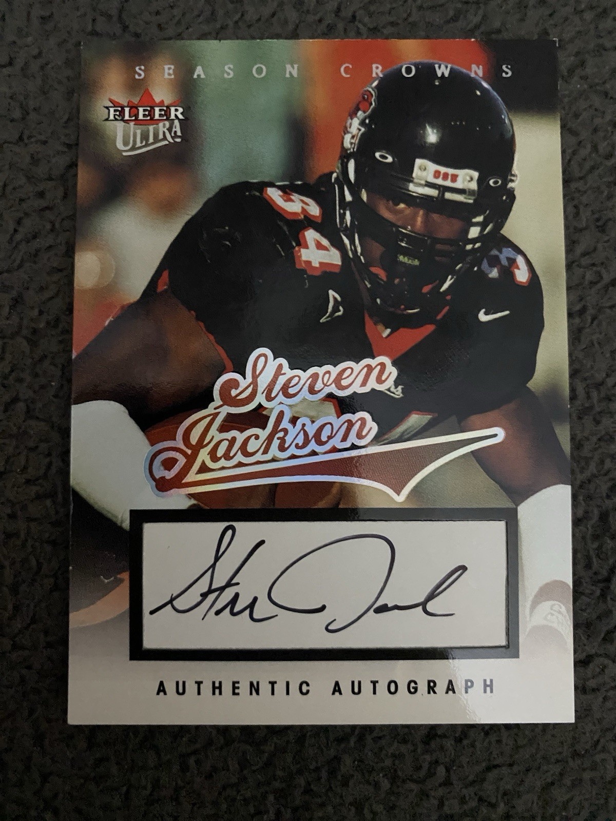 Steven Jackson Ultra Season Crowns Autograph #21 Season Crowns-Autograph