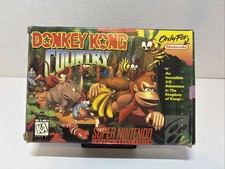 Donkey Kong Country Super Nintendo SNES Compl...