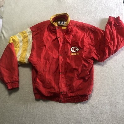 Vintage 1990s Kansas City Chiefs Logo 7 Full Zip Puffer Jacket XL