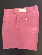 Vintage Berle Tailored Men’s Shorts Pleated Size 32 Pink Aussie New Old Stock