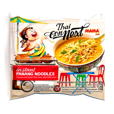 Mama Thai Connext Panang Instant Noodles 85g x 20 Packs~03/2027