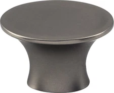 Top Knobs TK780AG Edgewater Knob 1 5/16" Ash Gray
