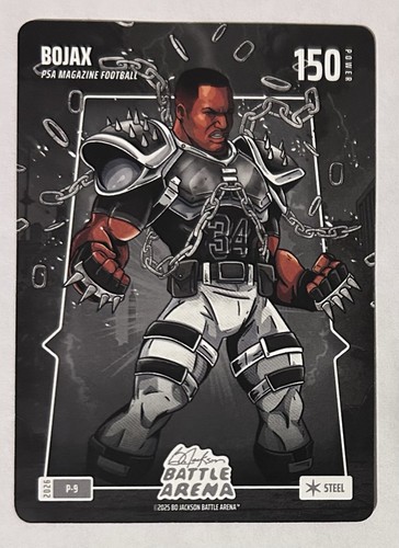 2026 BO JACKSON BATTLE ARENA BOJAX PSA MAGAZINE EXCLUSIVE SP FOOTBALL STEEL
