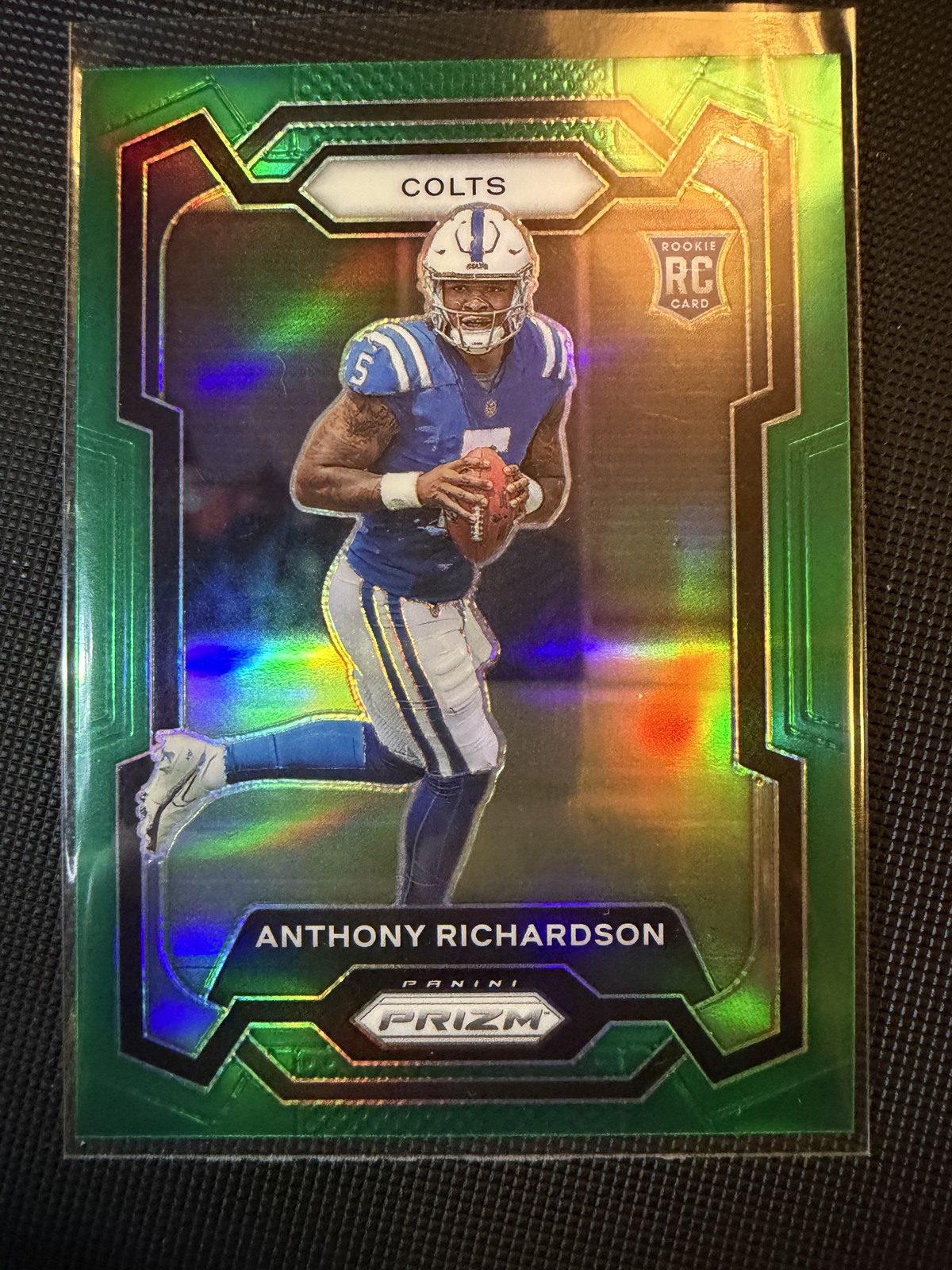 2023 Panini Prizm - Rookies Anthony Richardson #343 Green Prizm (RC)