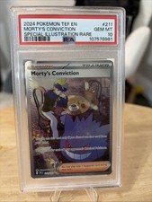 Morty's Conviction Holo SIR 211/162 Pokemon Temporal Forces GEM PSA 10 on eBay