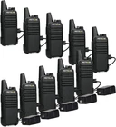 RT22 Walkie Talkies Long Range USB-C | Rechargeable FRS-Two Way Radio VOX 10Pack