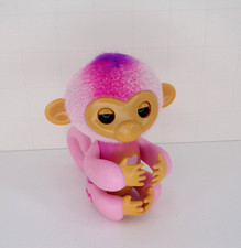 Fingerlings Interactive Baby Monkey Harmony, Sounds  Reactions, Heart Lights Up
