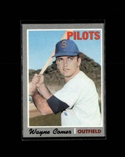 1970 Topps Wayne Comer Seattle Pilots #323