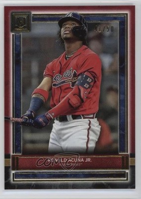 2020 Topps Museum Collection Ruby /50 Ronald Acuna Jr #55 1n4