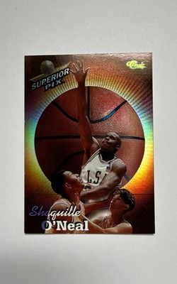 1995 Classic Superior Pix - Chrome Shaquille O'Neal #30 Gold