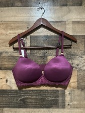 Victoria's Secret Body by Victoria Nursing Bra 38DD Purple Wireless Maternity