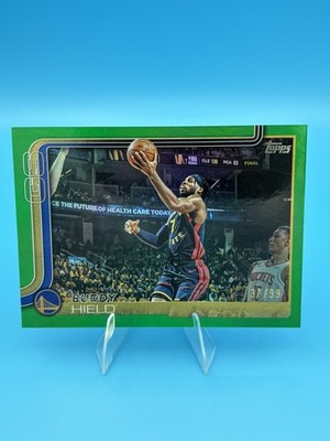 2025-26 Topps Basketball Buddy Hield Green Foil /99 Warriors