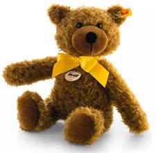 Steiff Charlie Teddy Bear 30cm Classic Plush with Sound and Ear Button Used