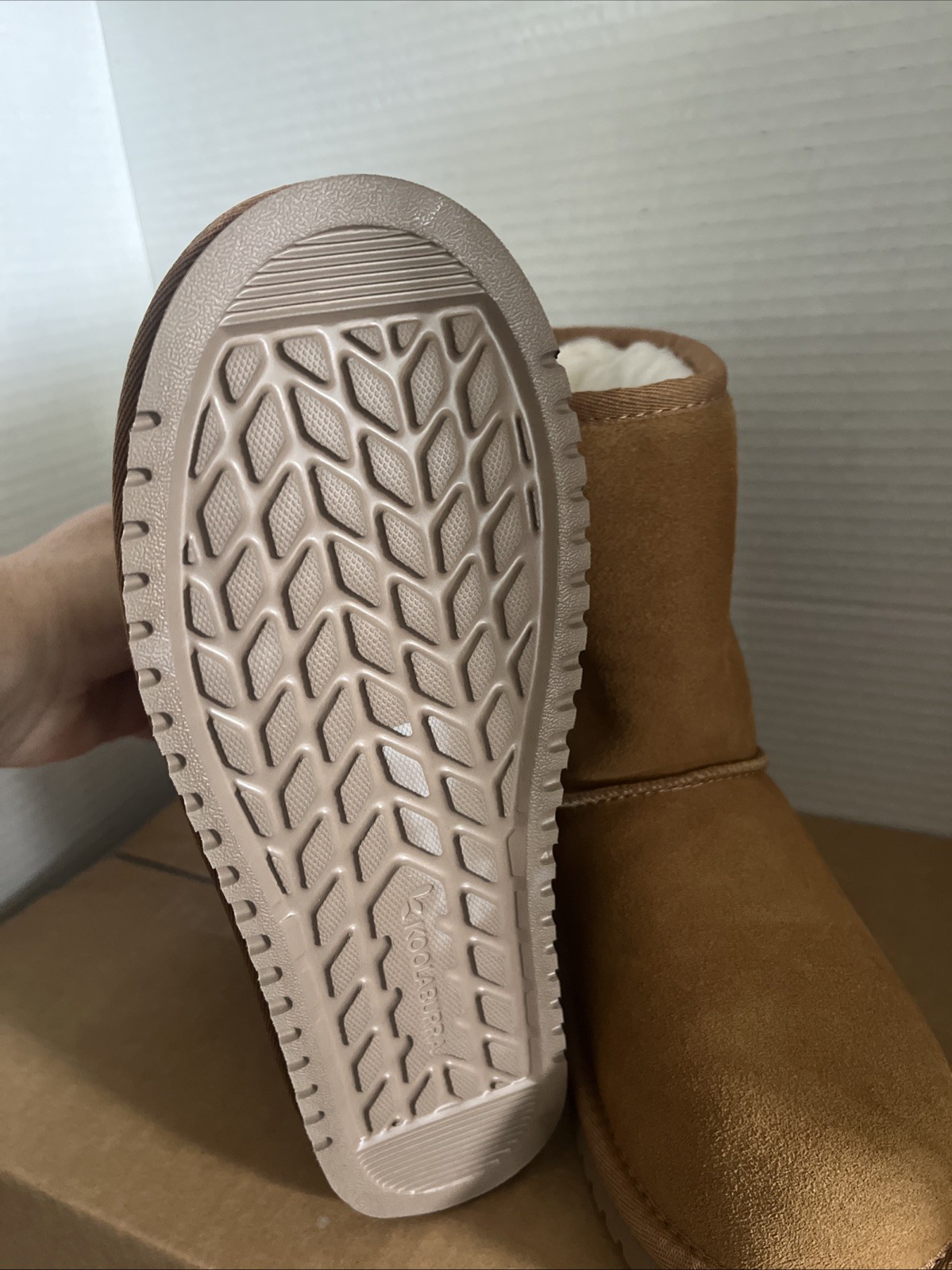 Koolaburra By UGG Women's Classic Short Chestnut Suede Boots Size 5