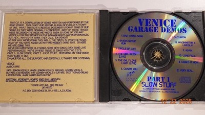 Venice - Garage Demos Part 1 Slow Stuff CD 1995 Demo Rock Lucky