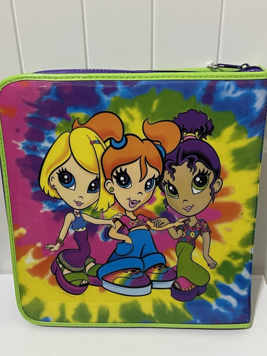 Lisa Frank Vintage Zip Around Binder. 3 Ring Binder Can Be Removed