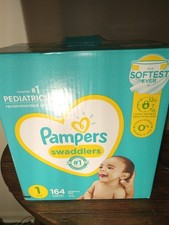 Pampers Swaddlers Diapers Size 1 - 164ct