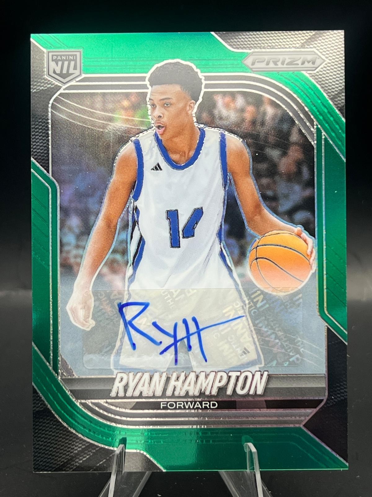 2025-26 Panini Prizm #119 Ryan Hampton Autographs Base Prizm Green