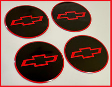 4pcs. Chevy Redblack Logos For 16 17 Rims 68 Lug Rims Wheel Center Caps 4pcs. Chevy Redblack Logos For 16 17 Rims 68 Lug Rims Wheel Center Caps