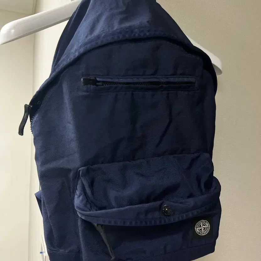 Stone Island Navy Backpack, Pre-Owned, Purchased at Dept Store