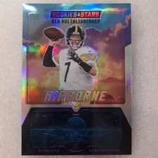 2025 PaninI Rookies & Stars Ben Roethlisberger Airborne Silver Prizm Insert Card