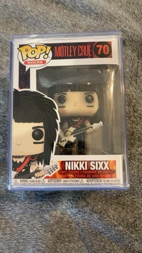 Funko Pop! Rocks- Motley Crue Nikki Sixx #70 W/ Protector 🔥