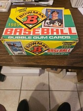 1989  BOWMAN  BASEBALL   WAX  BOX