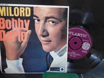 BOBBY DARIN E.P. '' MILORD '' Or.UK ATLANTIC EX+ COND.IN Or.PIC SL.