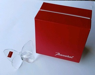 Baccarat Crystal Clear Lucky Butterfly