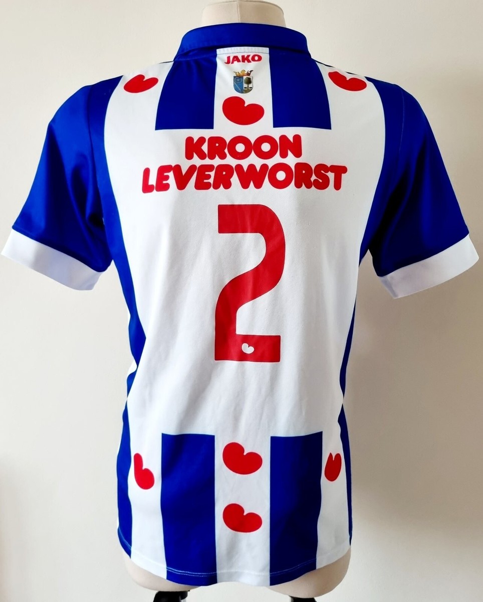 SC Heerenveen 2017 - 2018 Home football Jako shirt #2 Dumfries