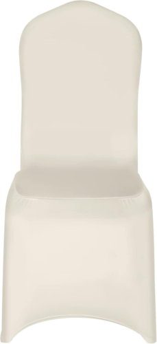 100 PCS Ivory Chair Covers Polyester Spandex Chair Cover Stretch Slipcovers f... - Picture 3 of 12