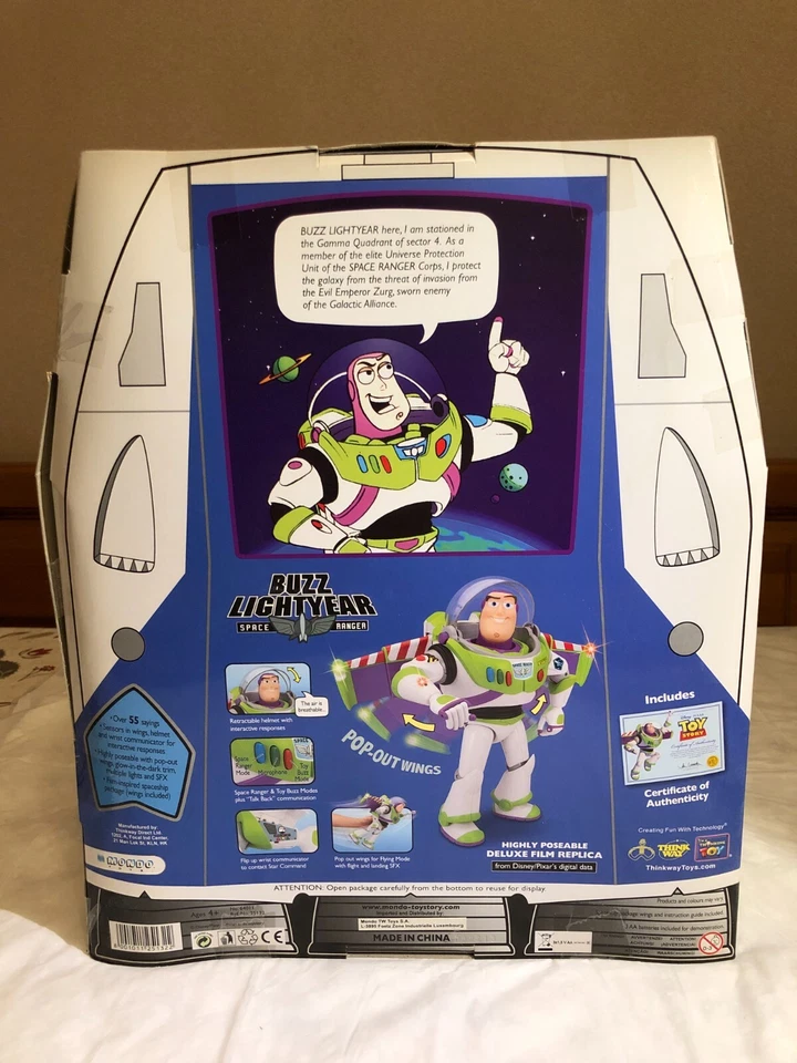 Buzz Lightyear Signature Collection French - New - Never Open - Read Description - Immagine 4 di 4
