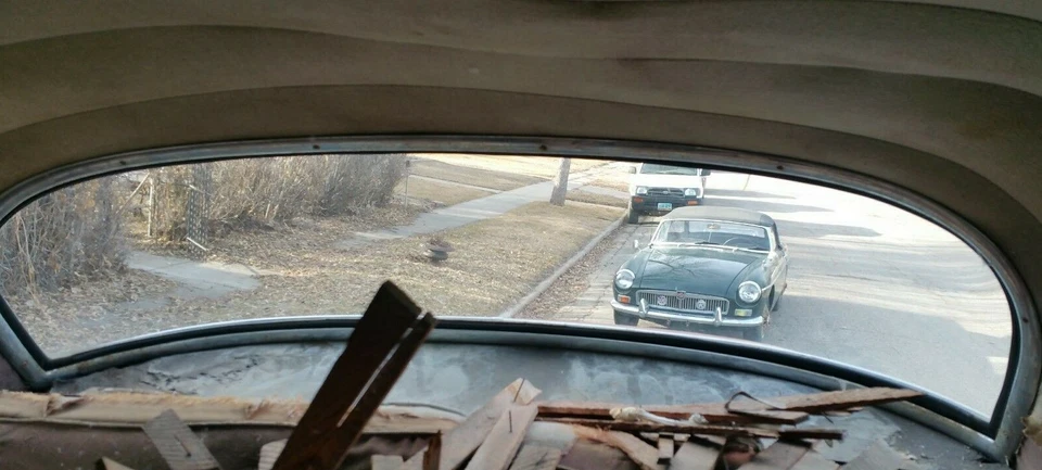 Moldura ventana trasera cromada 1949 Buick Roadmaster 1948 1950 1953 49 Foto 4 de 4