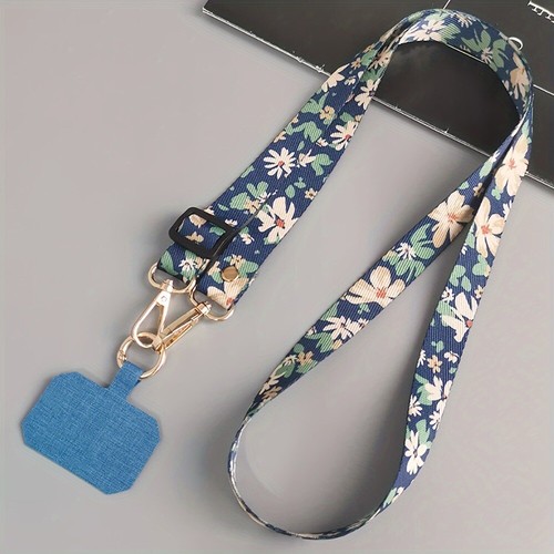 Green Leaves Neck Cord Phone Strap Anti-lost Hanging Wrist Straps - Photo 11 sur 12