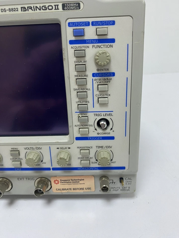 IWATSU DS-8822 DIGITAL OSCILLOSCOPE 150MHz〜400MS/s - Image 4 of 4