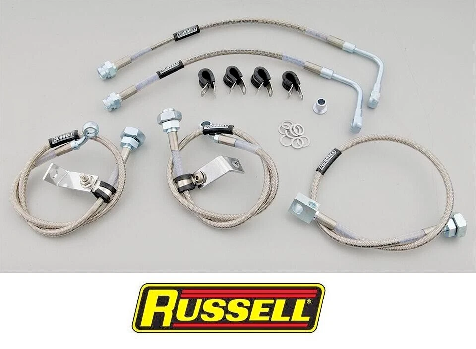 Kit de línea de manguera de freno Russell 672430 para 99-05 Chevy Silverado/GMC Sierra 1500 4x4 Foto 2 de 2
